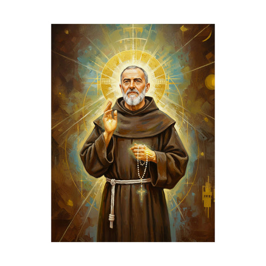 St. Padre Pio - Matte Poster
