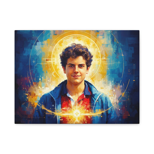 St. Carlo Acutis - Stretched Canvas