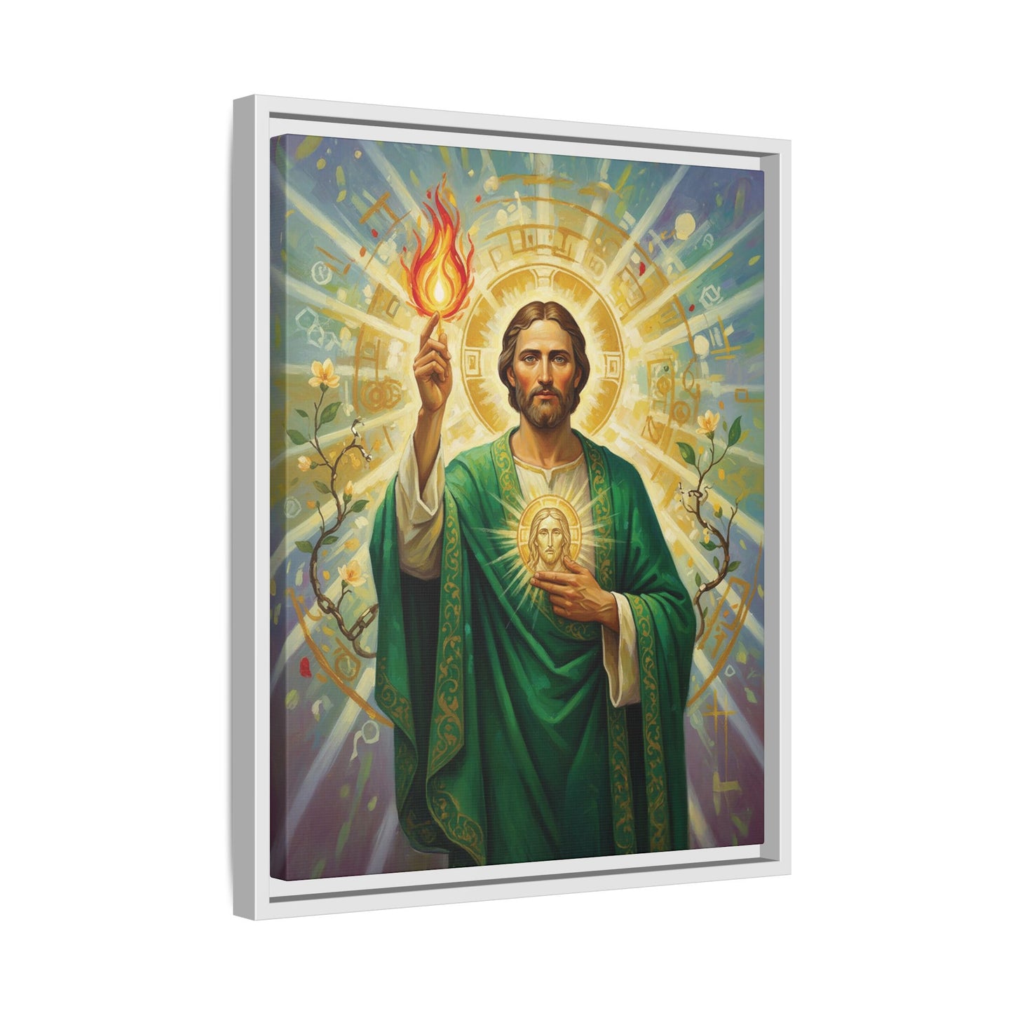 Framed Canvas – St. Jude | Contemporary Sacred Art