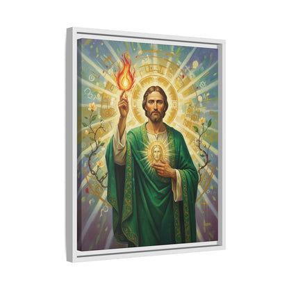 Framed Canvas – St. Jude | Contemporary Sacred Art